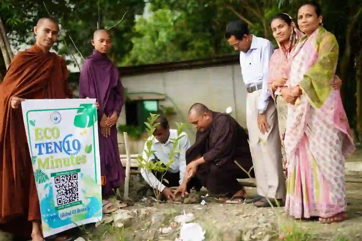 কধুরখীল মারজিন বিহারে বৃক্ষরোপণ কর্মসূচি